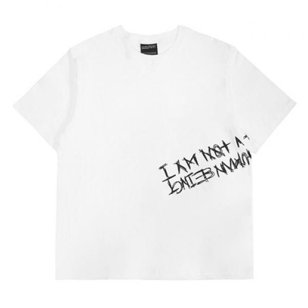 BANDED T-SHIRT-WHITE
